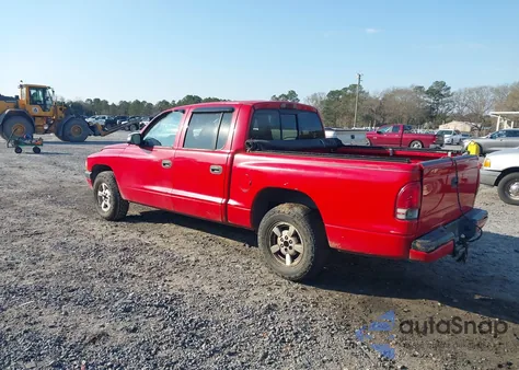 2001 Dodge Dakota Slt/Sport из США, поврежденный, VIN 1B7GL2ANX1S208131